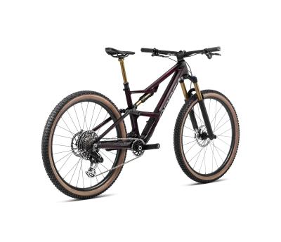 Orbea OCCAM LT M-TEAM S Wine Red Carbon View - Titanium (Gloss) Produktbild 2