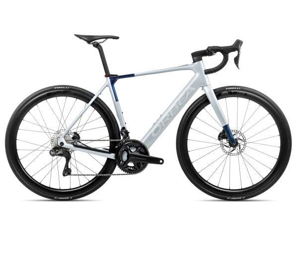 Orbea GAIN M20i L Halo Silver (Matt) - Blue Carbon View (Gloss)