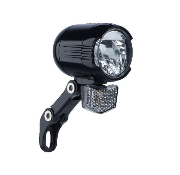 B&uuml;chel LED-Scheinwerfer Shiny 120 f&uuml;r E-Bike 6-48V 120 Lux