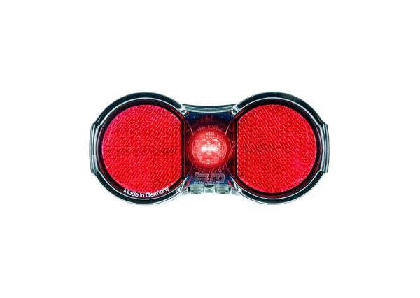 Busch & M&uuml;ller Batterie-R&uuml;cklicht TOPLIGHT FLAT PERMANENT rot/klar