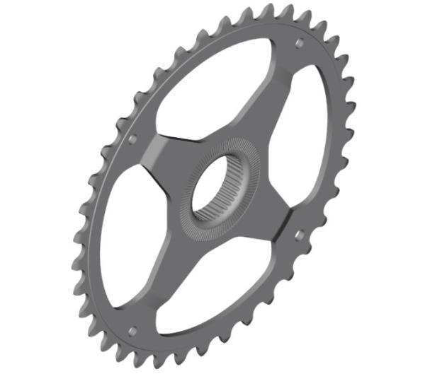 SHIMANO Kettenblatt SHIMANO E-BIKE SYSTEMS SM-CRE50 38Z