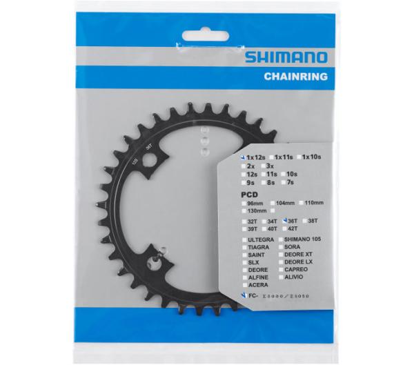 SHIMANO Kettenblatt SHIMANO E-BIKE SYSTEMS SM-CRE80-12 36Z