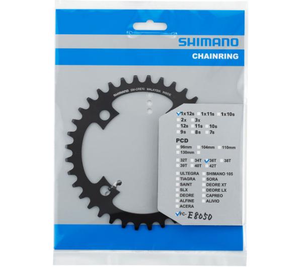SHIMANO Kettenblatt SHIMANO E-BIKE SYSTEMS SM-CRE70-12 36Z