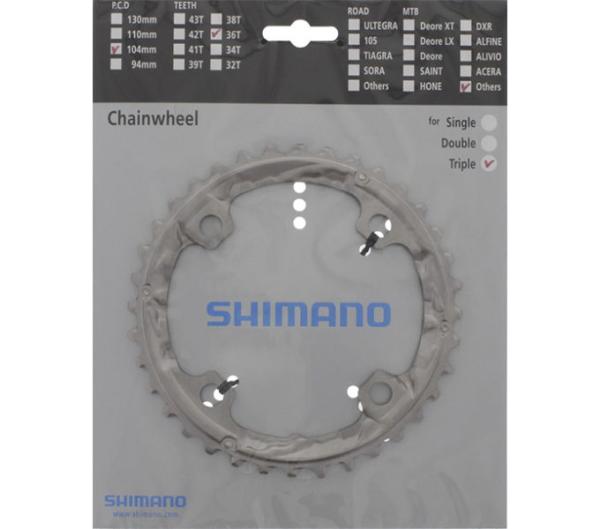 SHIMANO Kettenblatt FC-T551 36 Z&auml;hne (AL)