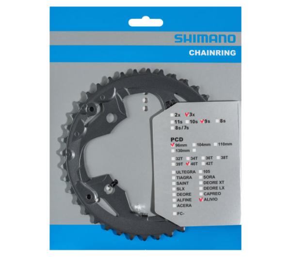 SHIMANO Kettenblatt FC-M4000, FC-M4050 40 Z&auml;hne