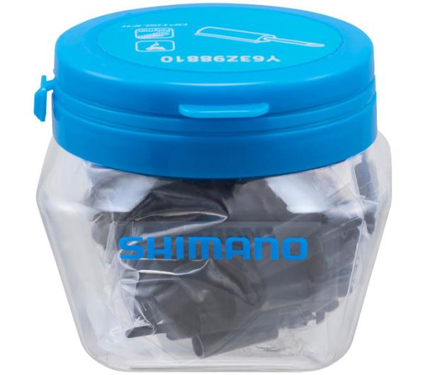 SHIMANO 100 St&uuml;ck. Endkappe Schaltzugau&szlig;enh&uuml;lle mit kurzer Spitze (ST-9000)