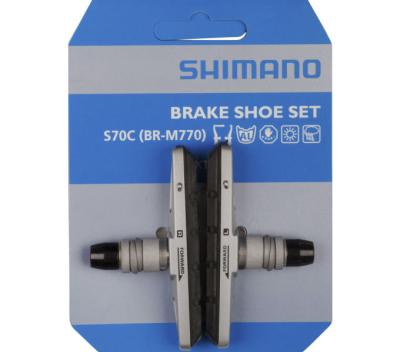 SHIMANO Bremsschuh S70C Cartridge BR-T670 1 Paar F&uuml;r Alufelge Silber Produktbild 1